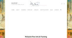 Desktop Screenshot of mcguirefinearts.com