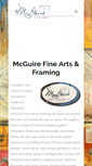 Mobile Screenshot of mcguirefinearts.com